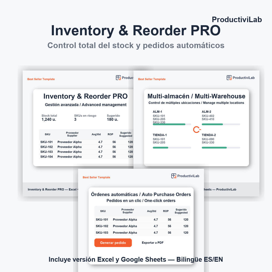 Inventory & Reorder Pro